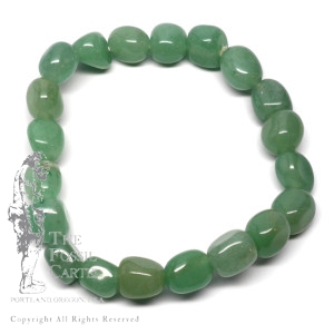 green mineral bracelet