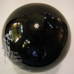 obsidian glass sphere
