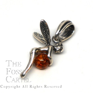 Amber Fairy Pendant