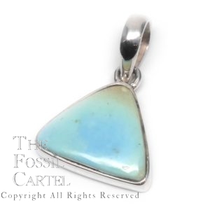 Turquoise Triangular Sleeping Beauty Sterling Silver Pendant