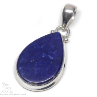 Lapis Lazuli Teardrop Sterling Silver Pendant