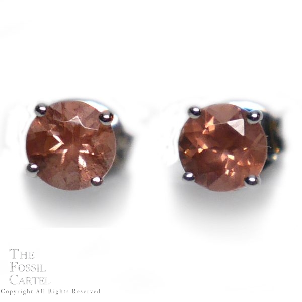 Natural Sunstone Stud Round Shape 925 Sterling Silver Earrings Jewelry DGE5069_G 