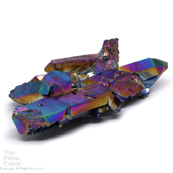 Aurora Quartz Crystal Cluster