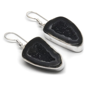 Geode Sterling Silver Earrings