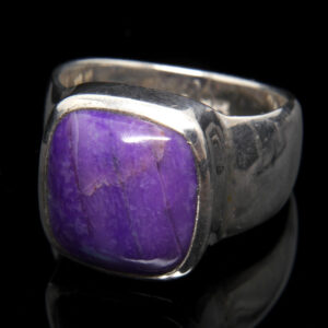 Sugilite Sterling Silver Ring; size 8