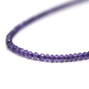 Amethyst Micro Bead Necklace