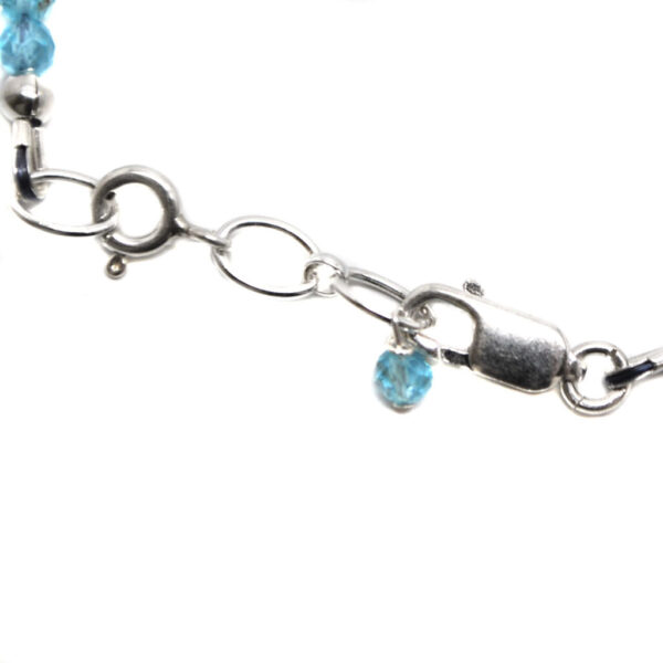 Blue Apatite Micro Bead Bracelet