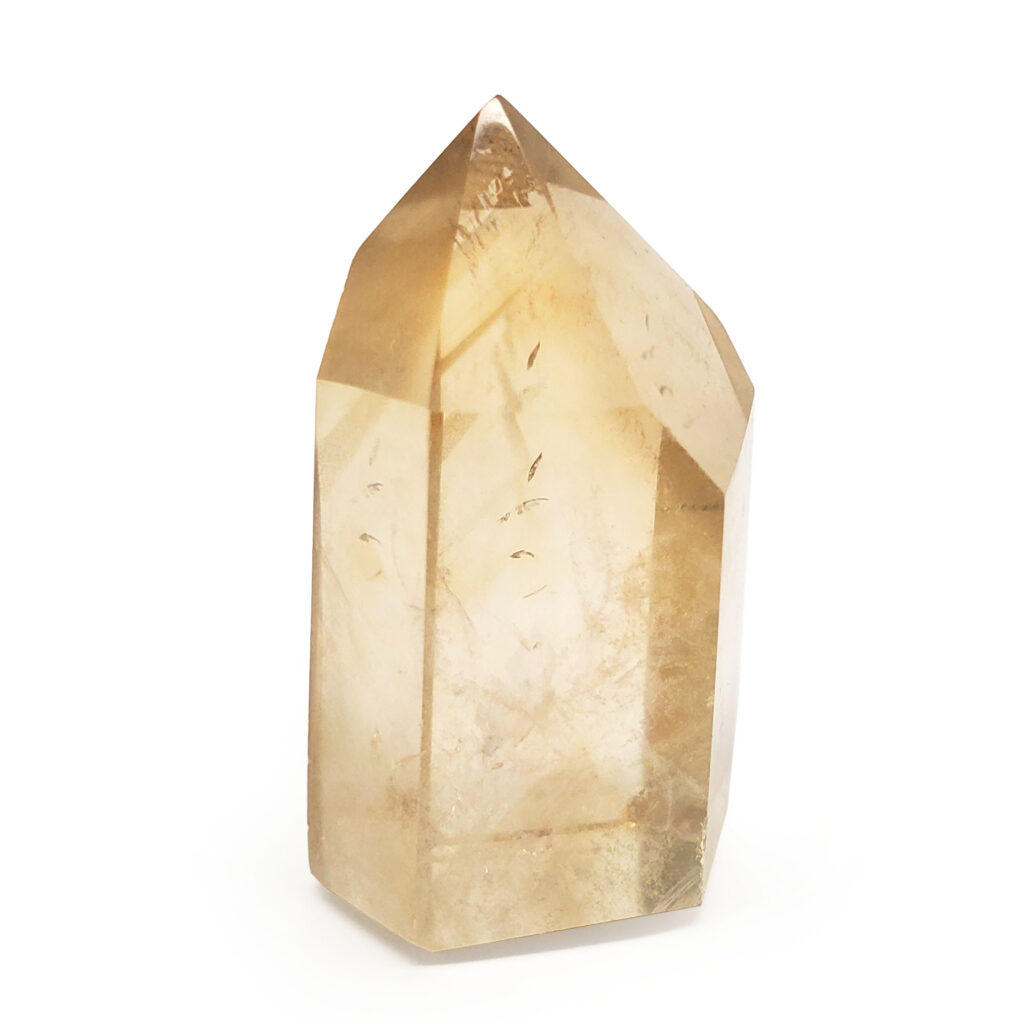 Natural Citrine Crystal Polished Point The Fossil Cartel