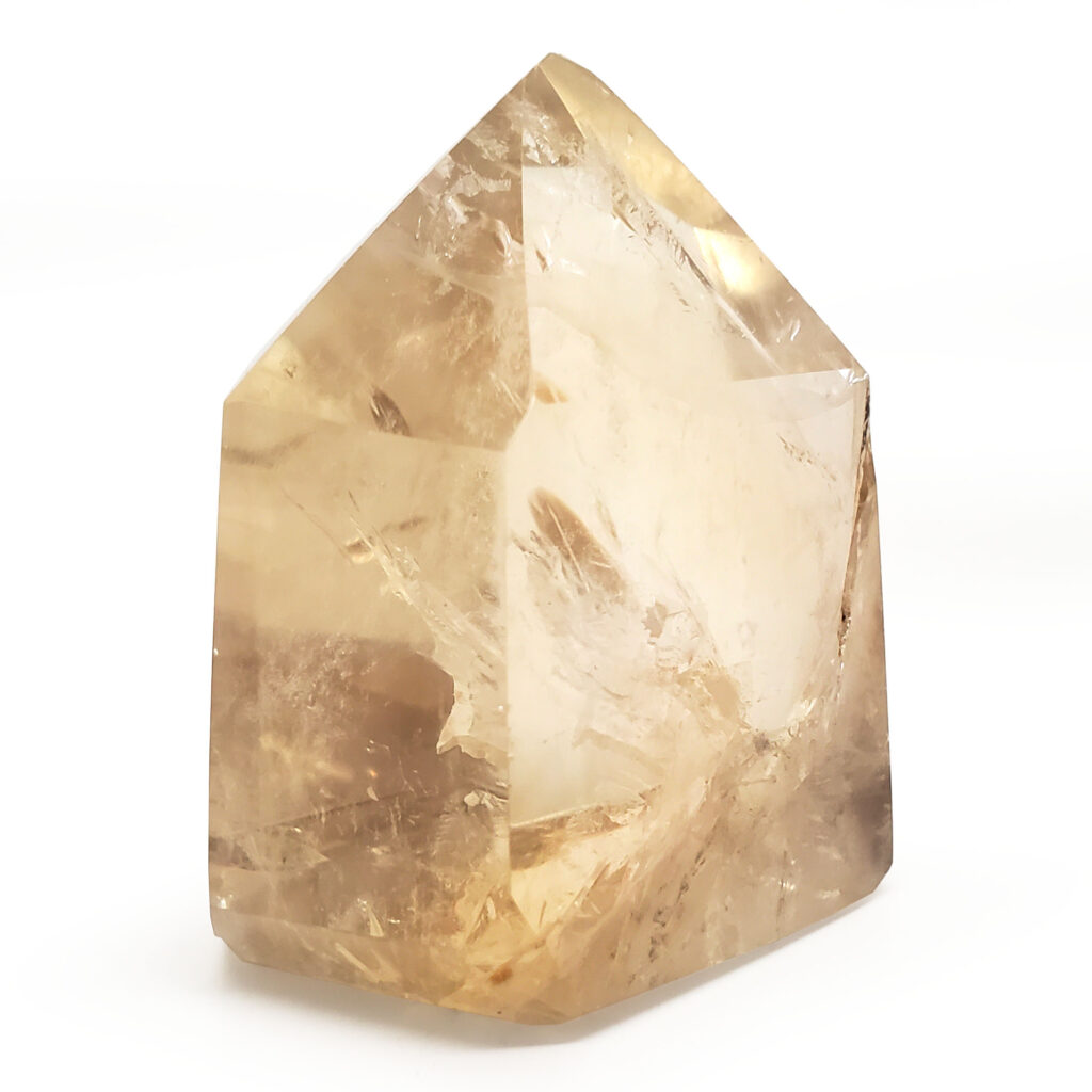 Natural Citrine Crystal Polished Point The Fossil Cartel