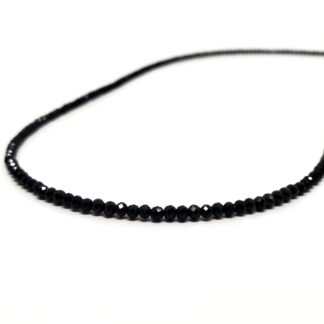 Black Tourmaline Micro Bead Necklace