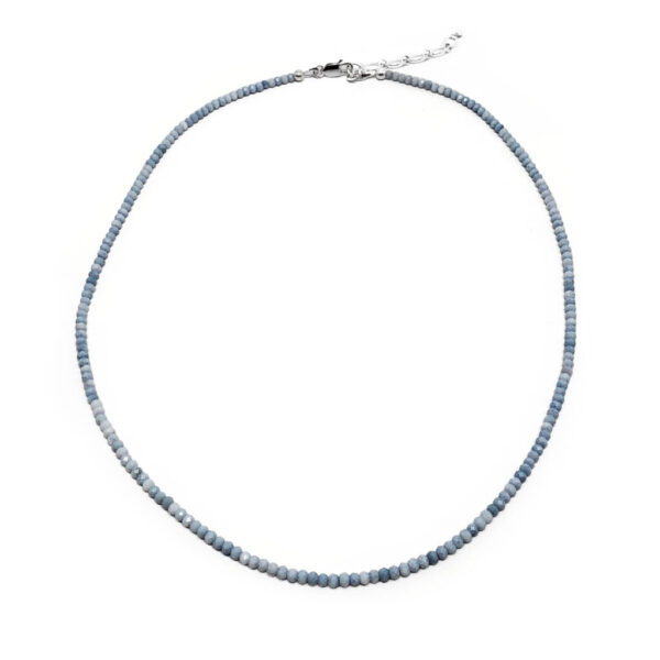 Owyhee Blue Opal Micro Bead Necklace
