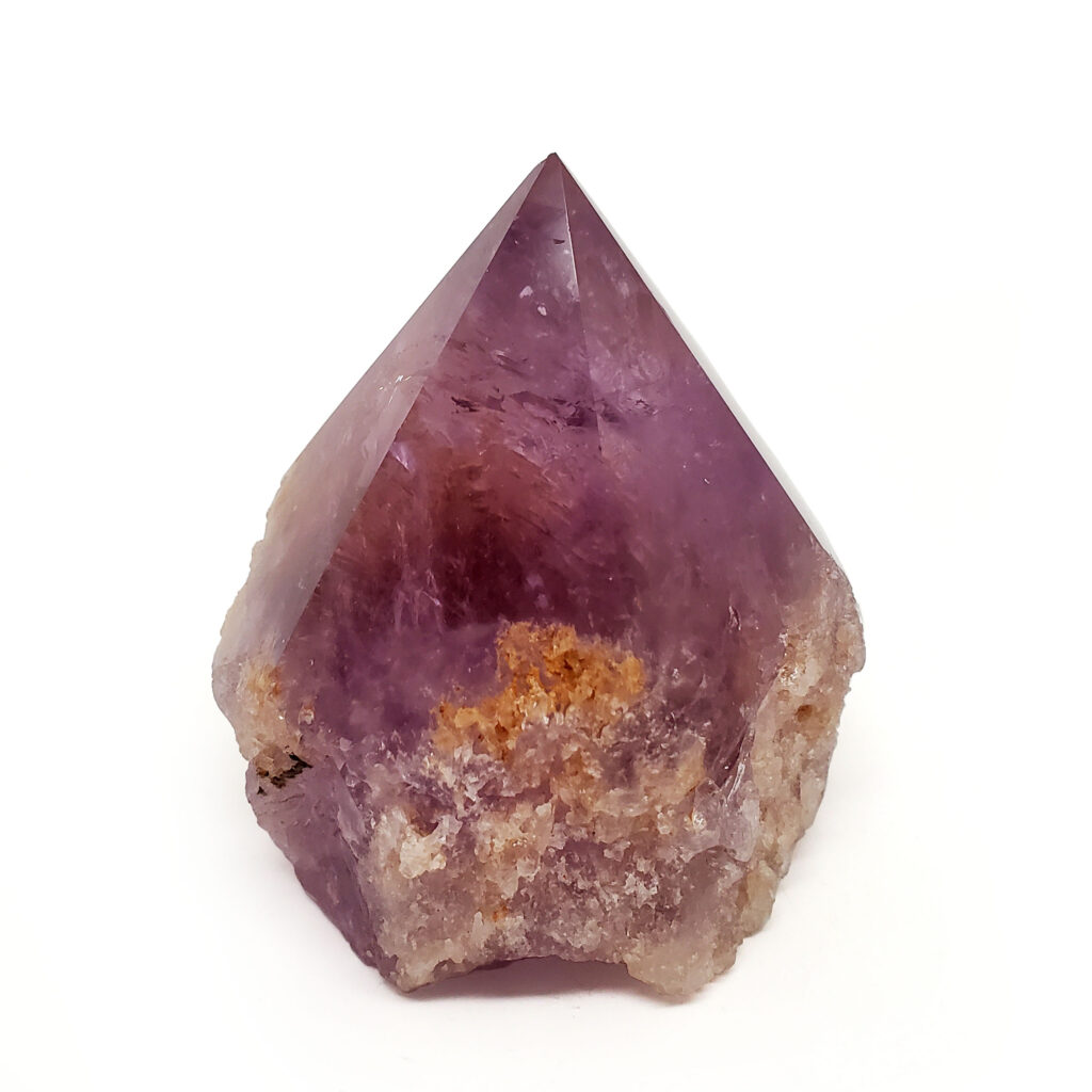 Ametrine Polished Point Stand-Up - The Fossil Cartel