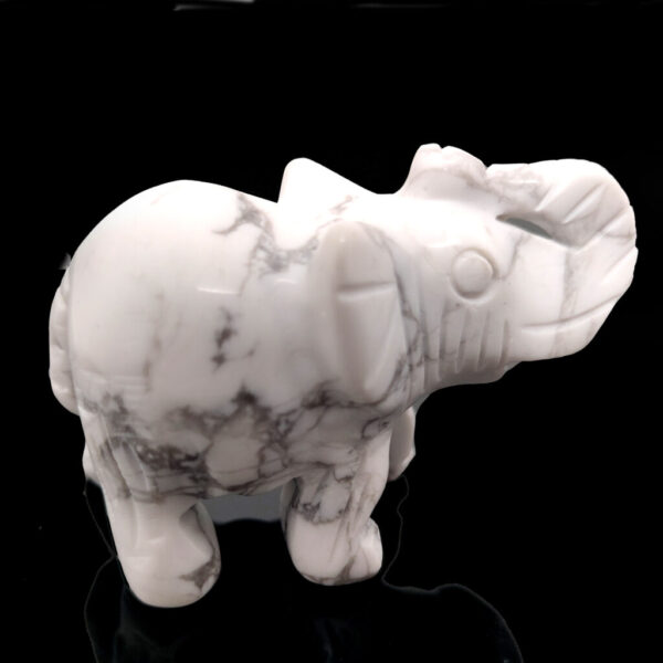 Howlite Elephant