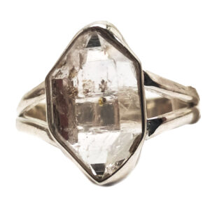 Herkimer Diamond Ring; size 8