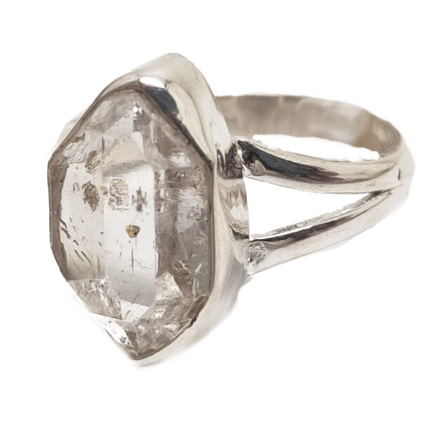 Herkimer Diamond Ring; size 8