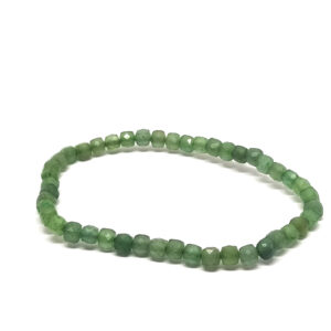 Jade Faceted Bead Bracelet