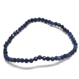 Lapis Lazuli Micro Bead Stretchy Bracelet