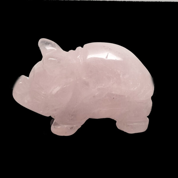 Rose Quartz Pig, Small