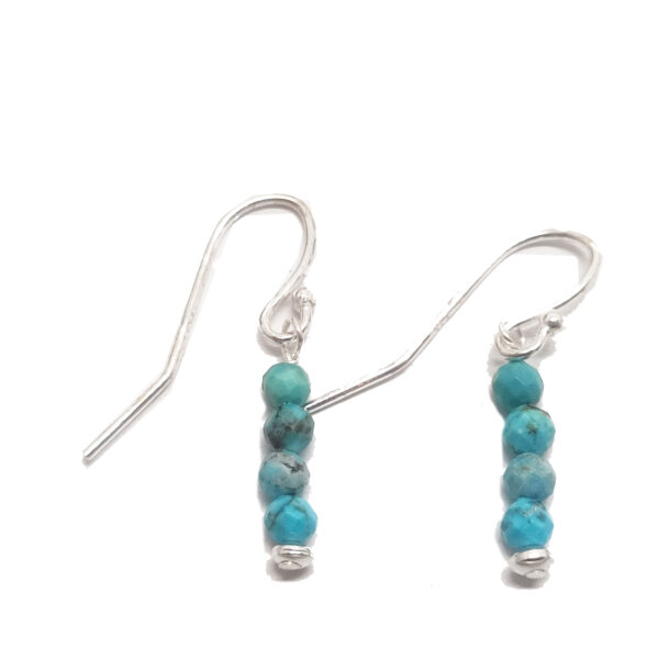 Turquoise Micro Bead Earrings