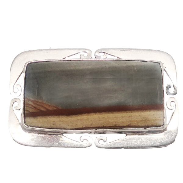Owyhee Picture Jasper Brooch