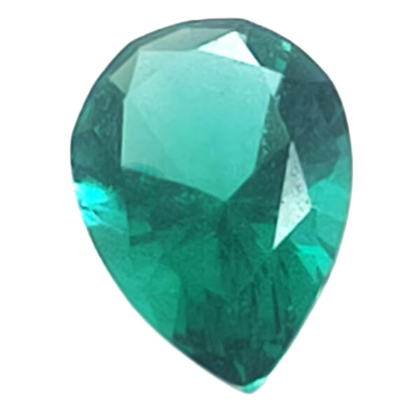 Mt. St. Helens Emerald Obsidianite Pear-Cut