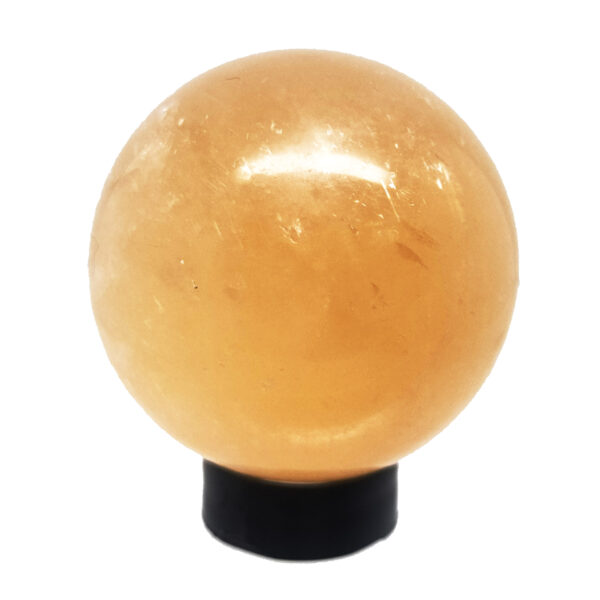 Golden Optical Calcite Sphere