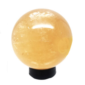 Golden Optical Calcite Sphere