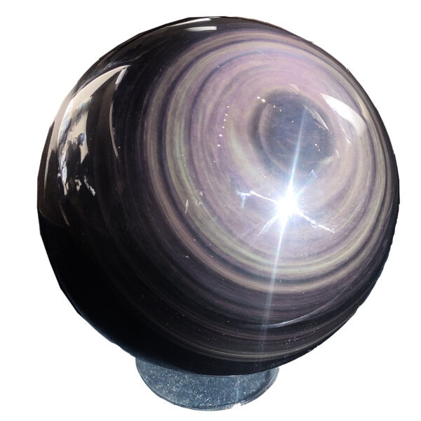 Rainbow Obsidian Sphere, XL