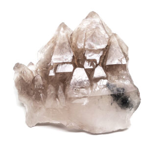 Smoky Elestial Quartz Terminated Crystal Cluster