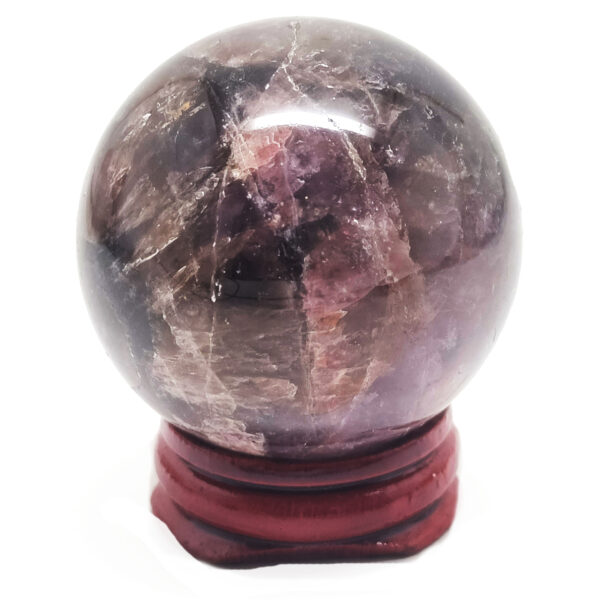 Seven Inclusion Quartz “Super 7” Crystal Sphere