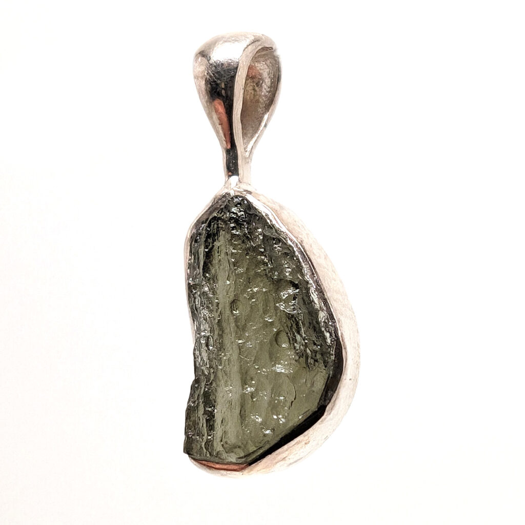 Moldavite Sterling Silver Pendant Moldavite Sterling Silver Pendant - Image 2