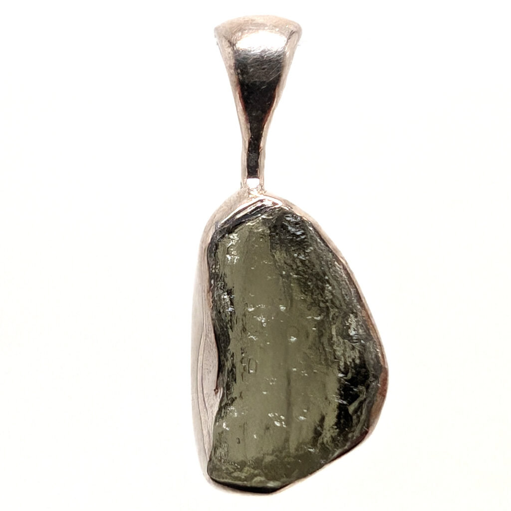 Moldavite Sterling Silver Pendant Moldavite Sterling Silver Pendant