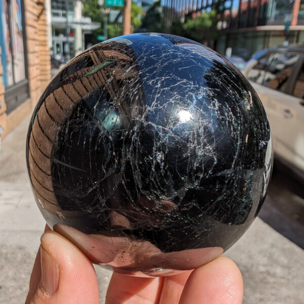 Black Tourmaline Sphere - Image 2