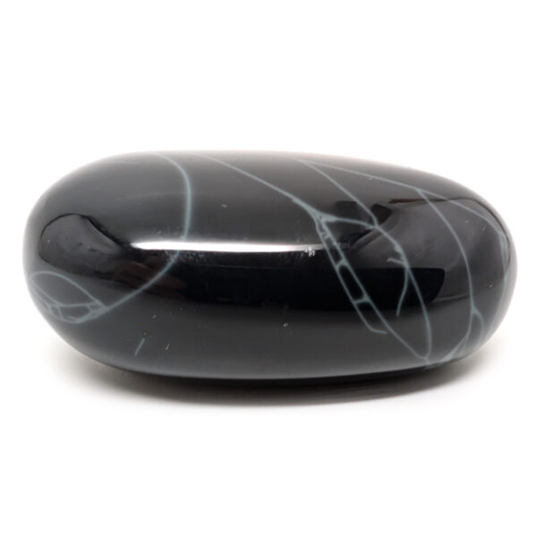 Spiderweb Obsidian Palm Stone - Image 2