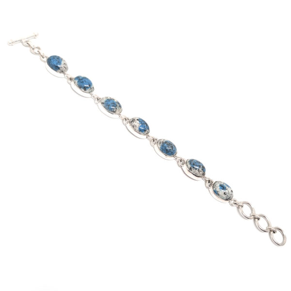 K2 Oval Sterling Silver Bracelet - Image 3