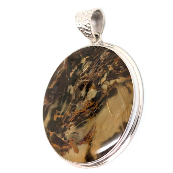 Morrisonite Jasper Round Pendant - Image 2