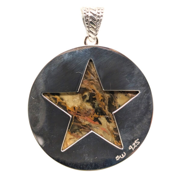 Morrisonite Jasper Round Pendant - Image 3