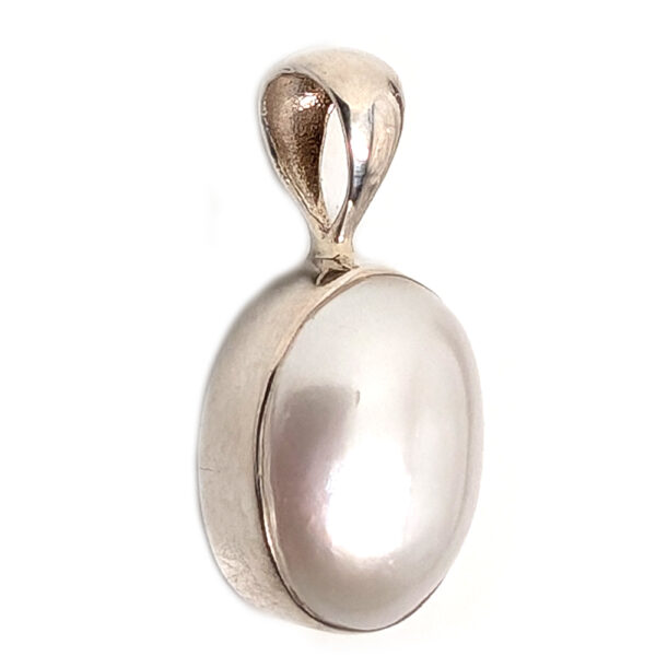 Pearl Sterling Silver Pendant - Image 2