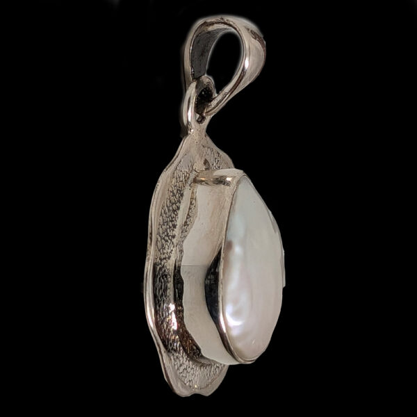 Pearl Sterling Silver Pendant - Image 2