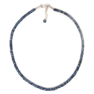 Kyanite Faceted Bead Necklace