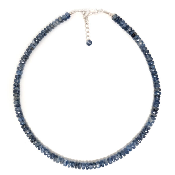 Kyanite Faceted Bead Necklace