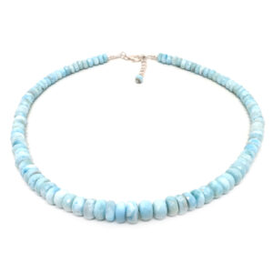 Larimar Faceted Bead Necklace