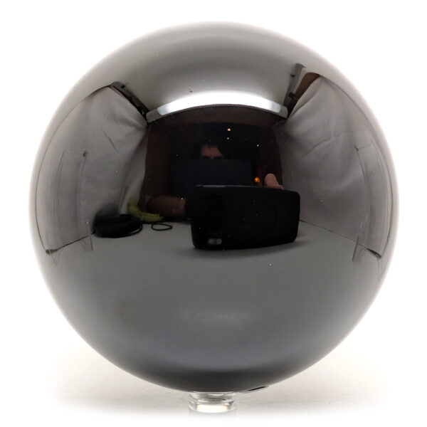 Silver Sheen Obsidian Sphere, XL - Image 3