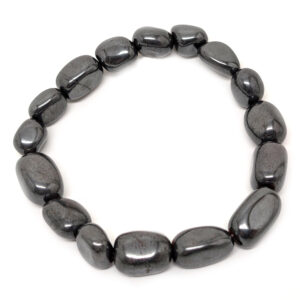Hematite Tumbled Bead Bracelet