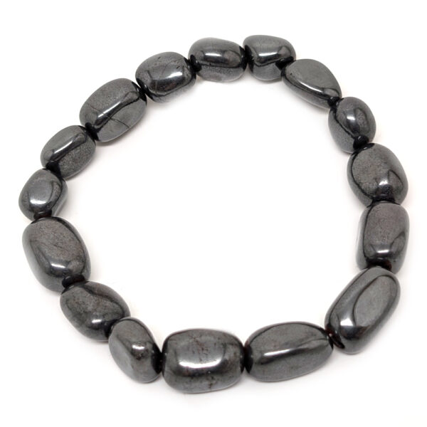 Hematite Tumbled Bead Bracelet