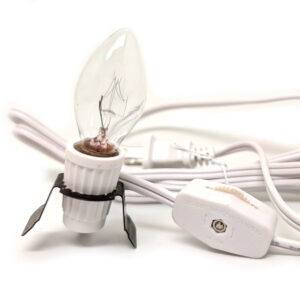 Lamp Cord with Switch and Nightlight Bulb
