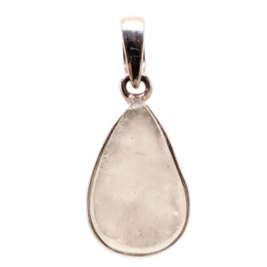Libyan Desert Glass Teardrop Sterling Silver Pendant