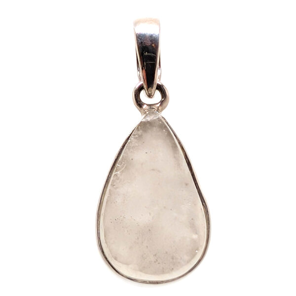 Libyan Desert Glass Teardrop Sterling Silver Pendant