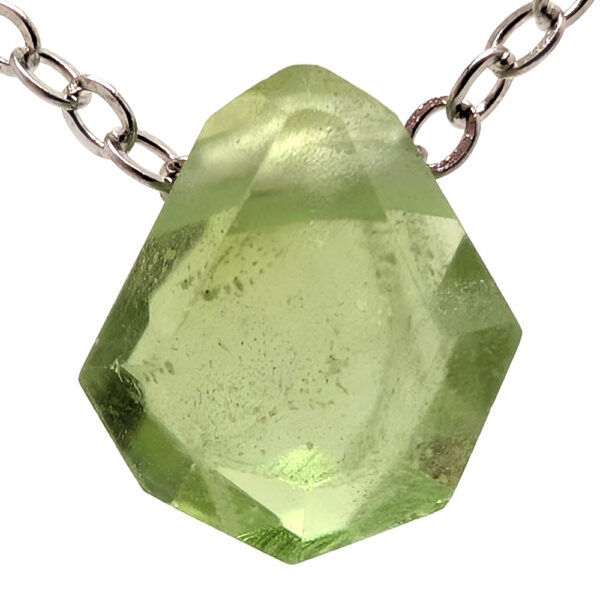 Peridot Faceted Pendant - Image 3
