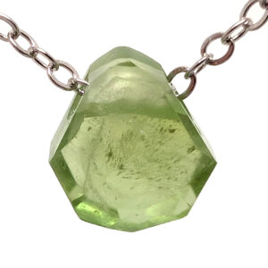Peridot Faceted Pendant